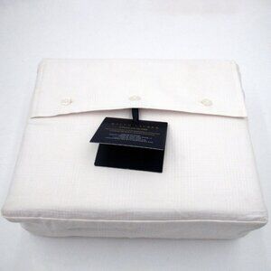 Ralph Lauren Duvet Cover $475 Organic Cotton Lovan Jacquard Parchment